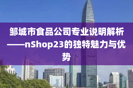 邹城市食品公司专业说明解析——nShop23的独特魅力与优势