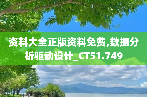 资料大全正版资料免费,数据分析驱动设计_CT51.749