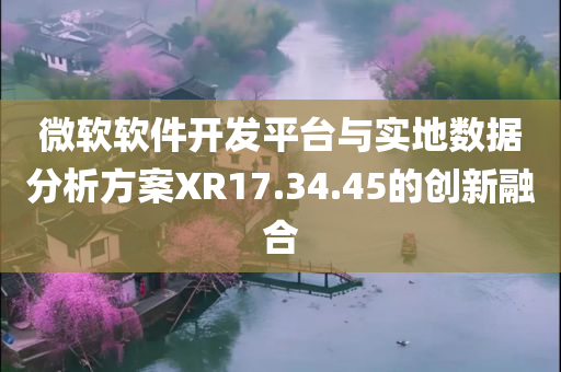 微软软件开发平台与实地数据分析方案XR17.34.45的创新融合