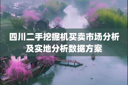 四川二手挖掘机买卖市场分析及实地分析数据方案