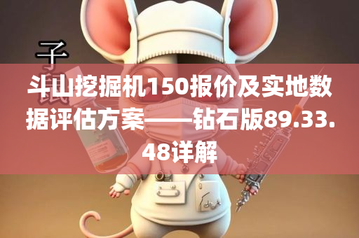 斗山挖掘机150报价及实地数据评估方案——钻石版89.33.48详解