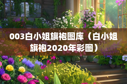 003白小姐旗袍图库（白小姐旗袍2020年彩图）