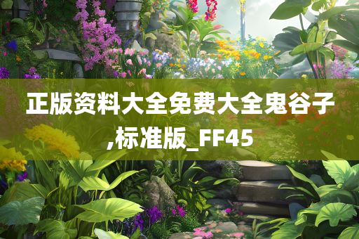 正版资料大全免费大全鬼谷子,标准版_FF45