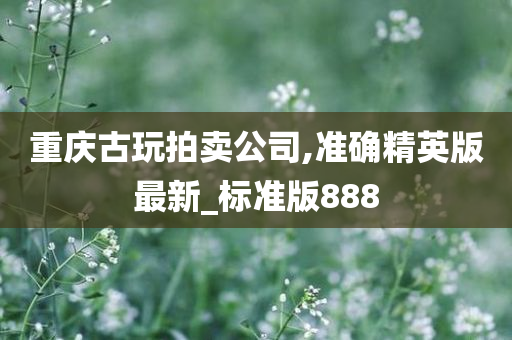 重庆古玩拍卖公司,准确精英版最新_标准版888