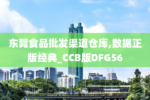 东莞食品批发渠道仓库,数据正版经典_CCB版DFG56