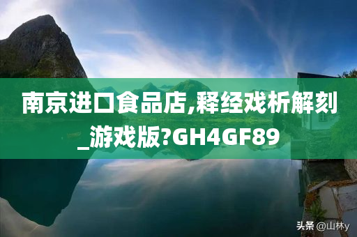 南京进口食品店,释经戏析解刻_游戏版?GH4GF89