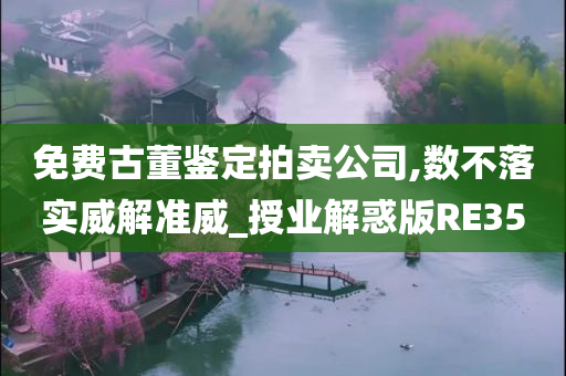 免费古董鉴定拍卖公司,数不落实威解准威_授业解惑版RE35