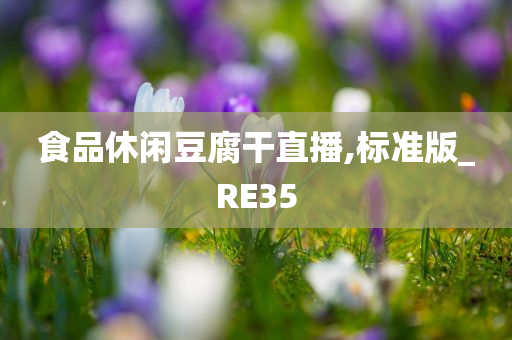 食品休闲豆腐干直播,标准版_RE35