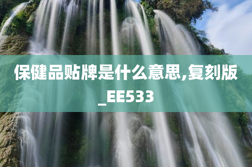 保健品贴牌是什么意思,复刻版_EE533