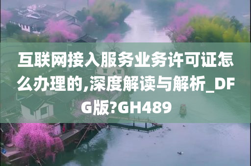 互联网接入服务业务许可证怎么办理的,深度解读与解析_DFG版?GH489