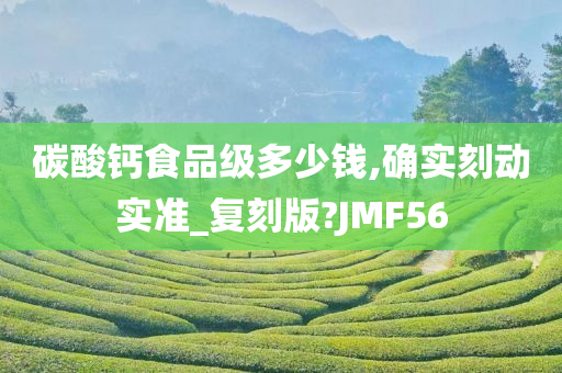 碳酸钙食品级多少钱,确实刻动实准_复刻版?JMF56