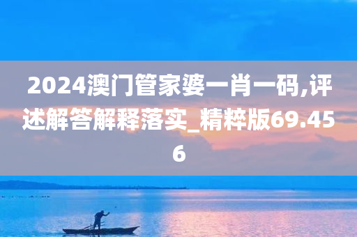 2024澳门管家婆一肖一码,评述解答解释落实_精粹版69.456