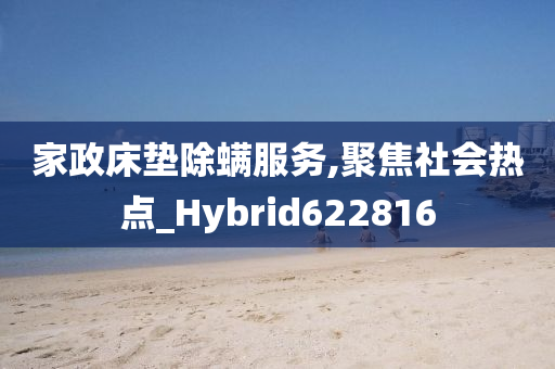 家政床垫除螨服务,聚焦社会热点_Hybrid622816