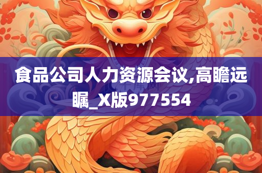 食品公司人力资源会议,高瞻远瞩_X版977554