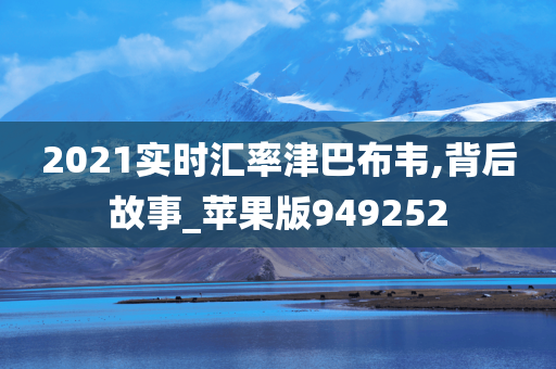 2021实时汇率津巴布韦,背后故事_苹果版949252