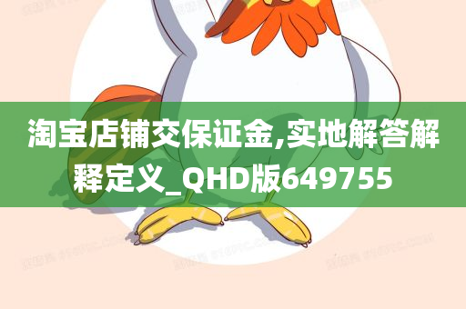 淘宝店铺交保证金,实地解答解释定义_QHD版649755