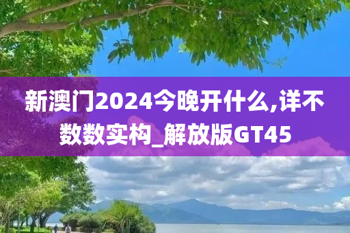 新澳门2024今晚开什么,详不数数实构_解放版GT45