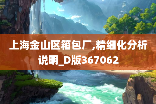 上海金山区箱包厂,精细化分析说明_D版367062