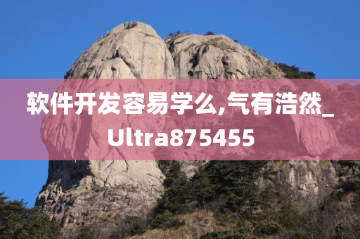 软件开发容易学么,气有浩然_Ultra875455