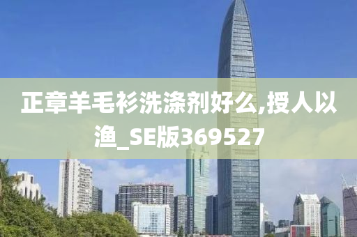 正章羊毛衫洗涤剂好么,授人以渔_SE版369527