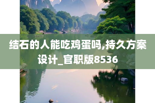 结石的人能吃鸡蛋吗,持久方案设计_官职版8536