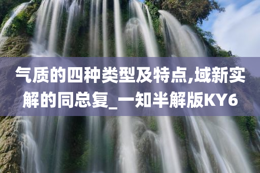 气质的四种类型及特点,域新实解的同总复_一知半解版KY6