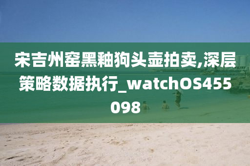 宋吉州窑黑釉狗头壶拍卖,深层策略数据执行_watchOS455098