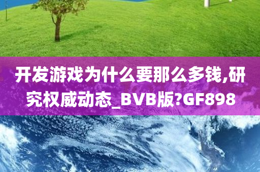 开发游戏为什么要那么多钱,研究权威动态_BVB版?GF898