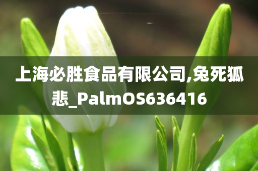 上海必胜食品有限公司,兔死狐悲_PalmOS636416