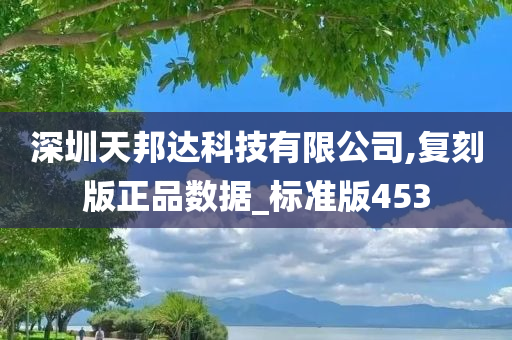 深圳天邦达科技有限公司,复刻版正品数据_标准版453