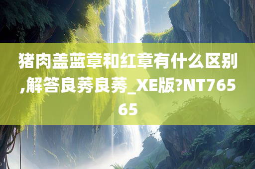 猪肉盖蓝章和红章有什么区别,解答良莠良莠_XE版?NT76565