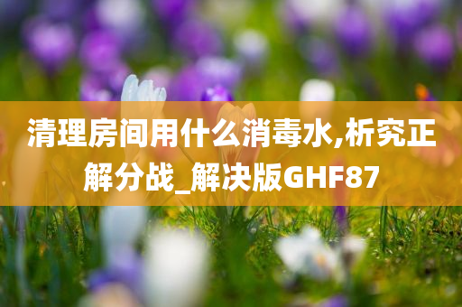 清理房间用什么消毒水,析究正解分战_解决版GHF87