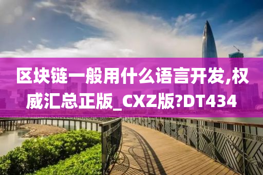 区块链一般用什么语言开发,权威汇总正版_CXZ版?DT434