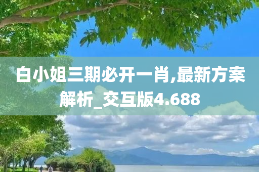 白小姐三期必开一肖,最新方案解析_交互版4.688