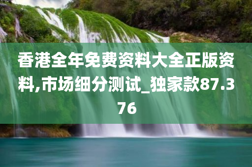 香港全年免费资料大全正版资料,市场细分测试_独家款87.376