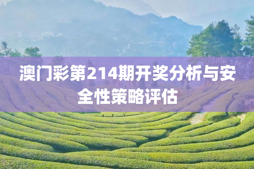 澳门彩第214期开奖分析与安全性策略评估