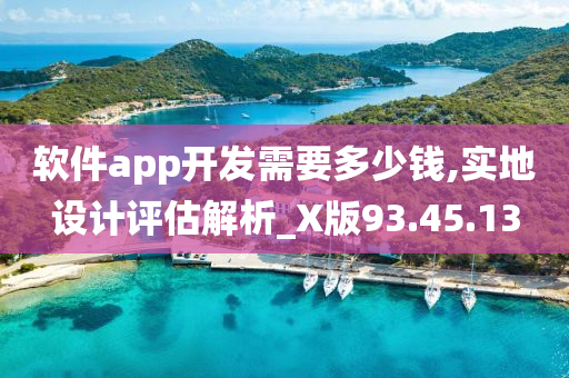 软件app开发需要多少钱,实地设计评估解析_X版93.45.13