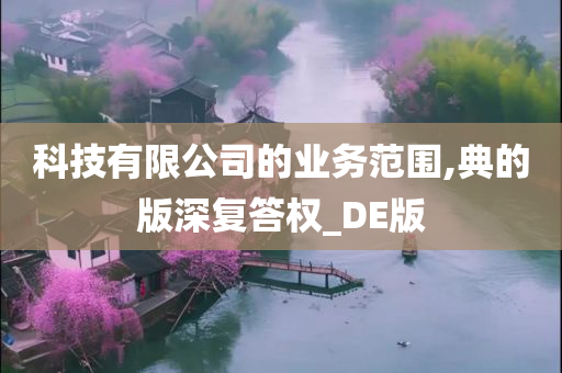 科技有限公司的业务范围,典的版深复答权_DE版