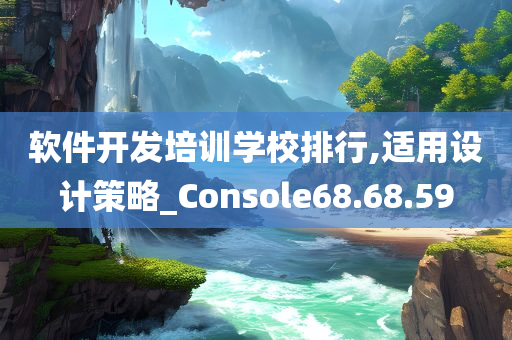 软件开发培训学校排行,适用设计策略_Console68.68.59