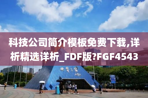 科技公司简介模板免费下载,详析精选详析_FDF版?FGF4543