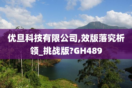 优旦科技有限公司,效版落究析领_挑战版?GH489