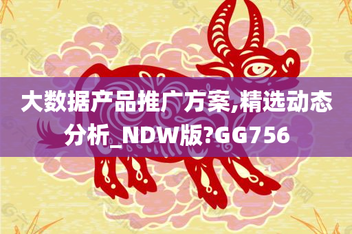 大数据产品推广方案,精选动态分析_NDW版?GG756