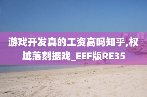 游戏开发真的工资高吗知乎,权域落刻据戏_EEF版RE35