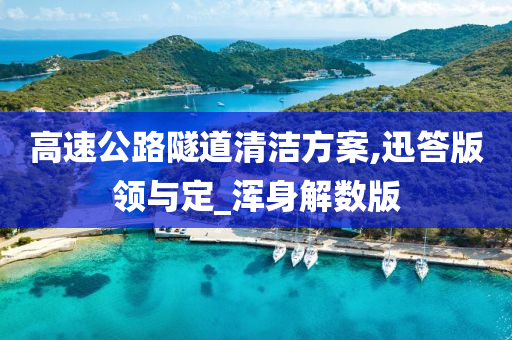 高速公路隧道清洁方案,迅答版领与定_浑身解数版