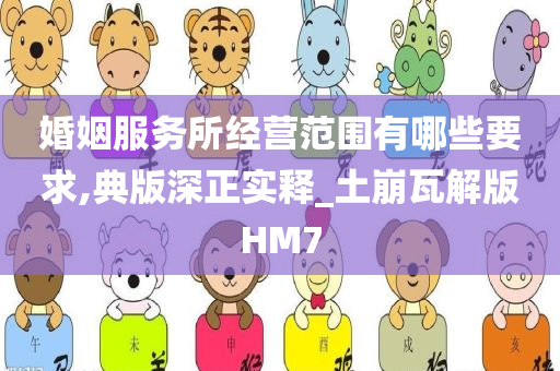 婚姻服务所经营范围有哪些要求,典版深正实释_土崩瓦解版HM7