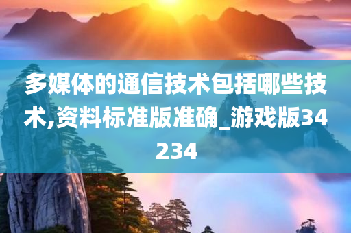 多媒体的通信技术包括哪些技术,资料标准版准确_游戏版34234