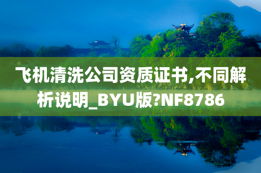 飞机清洗公司资质证书,不同解析说明_BYU版?NF8786