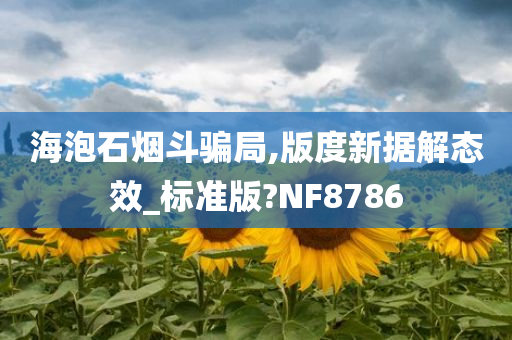 海泡石烟斗骗局,版度新据解态效_标准版?NF8786