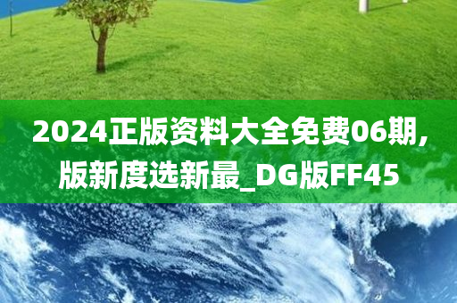 2024正版资料大全免费06期,版新度选新最_DG版FF45