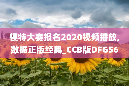 模特大赛报名2020视频播放,数据正版经典_CCB版DFG56